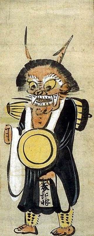 Ôtsu-e - Devil Disguised as a Priest