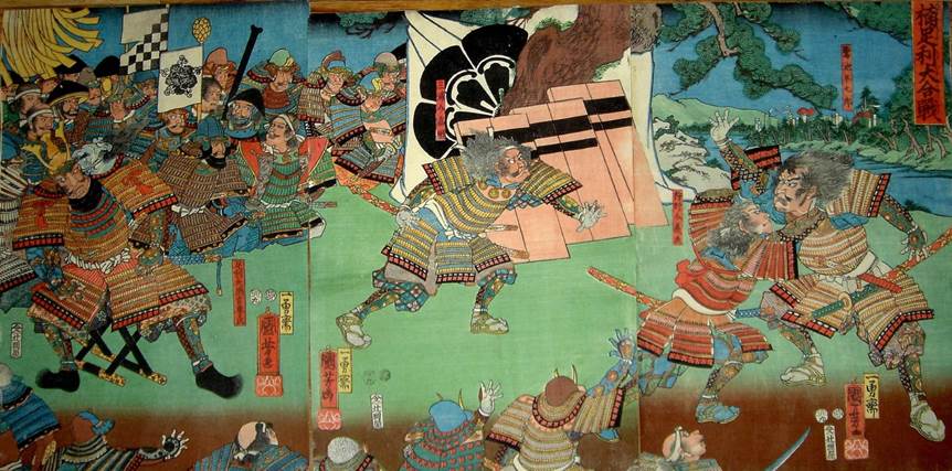 Kuniyoshi - (T311) Tsuzoku sangokushi no zu-1853